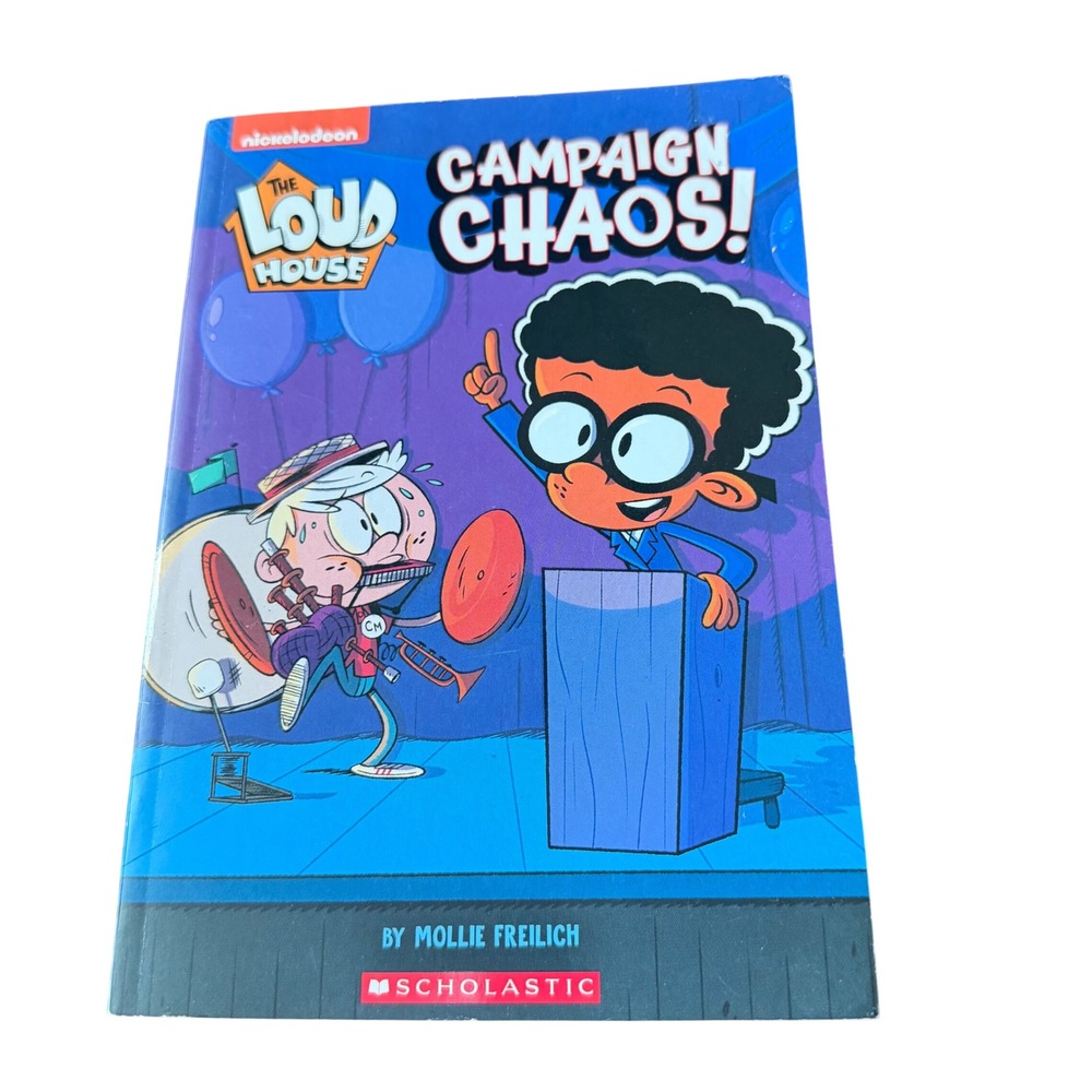 The Loud House Campaign Chaos! Scholastic Paperback Book Mollie Freilich 2020